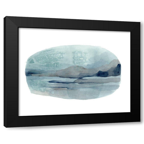 Vignette View I Black Modern Wood Framed Art Print with Double Matting by Vess, June Erica