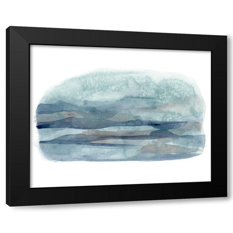Vignette View II Black Modern Wood Framed Art Print with Double Matting by Vess, June Erica