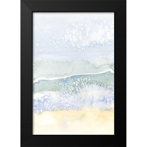 Salty Seaside I Black Modern Wood Framed Art Print by Caroline, Emma