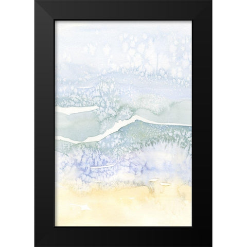Salty Seaside II Black Modern Wood Framed Art Print by Caroline, Emma