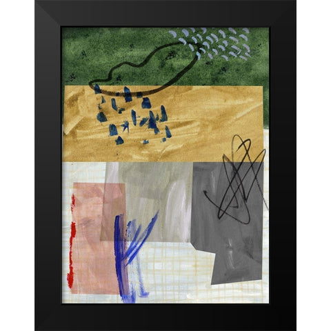 Rainy Season I Black Modern Wood Framed Art Print by Wang, Melissa