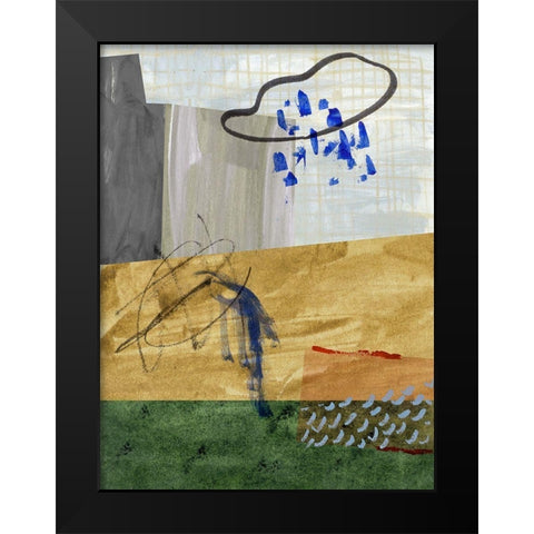 Rainy Season II Black Modern Wood Framed Art Print by Wang, Melissa