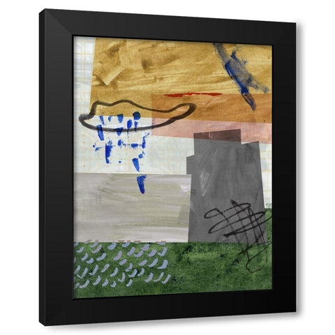 Rainy Season III Black Modern Wood Framed Art Print with Double Matting by Wang, Melissa