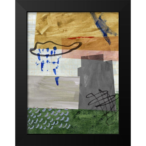 Rainy Season III Black Modern Wood Framed Art Print by Wang, Melissa