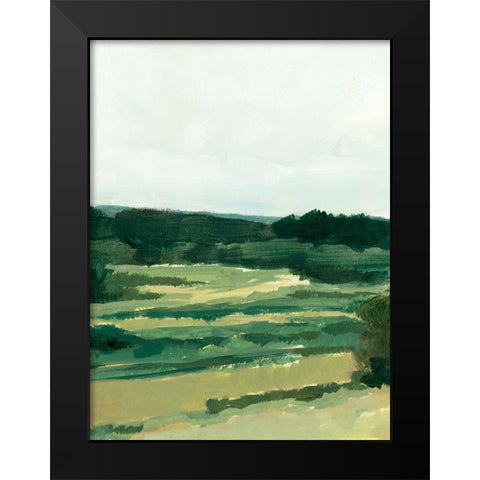 Treeline Vista I Black Modern Wood Framed Art Print by Barnes, Victoria