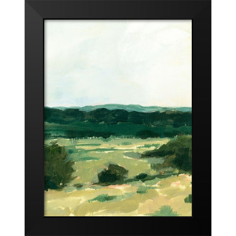 Treeline Vista II Black Modern Wood Framed Art Print by Barnes, Victoria