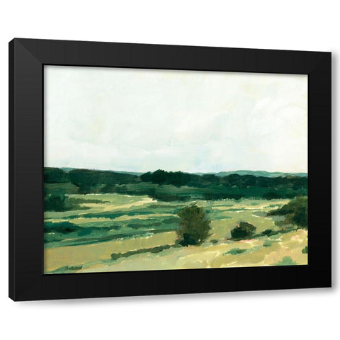 Treeline Vista III Black Modern Wood Framed Art Print with Double Matting by Barnes, Victoria