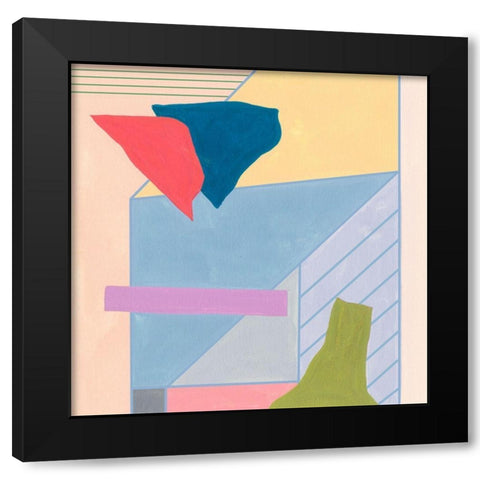 Radiant Light VI Black Modern Wood Framed Art Print with Double Matting by Wang, Melissa