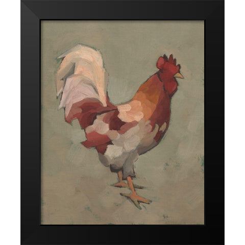Roost Ruler I Black Modern Wood Framed Art Print by Green, Jacob