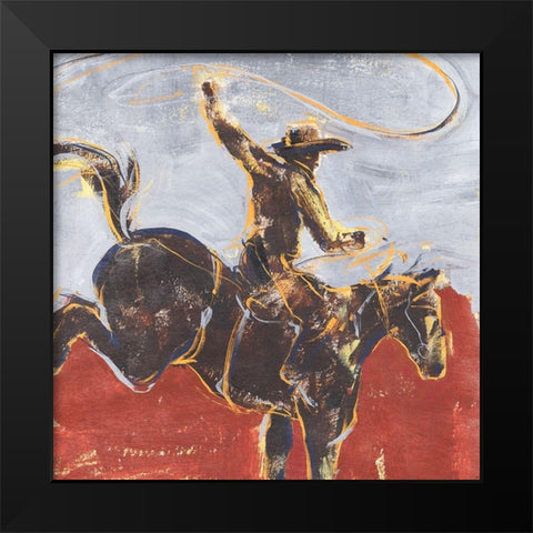 Morning Roundup I Black Modern Wood Framed Art Print by Warren, Annie