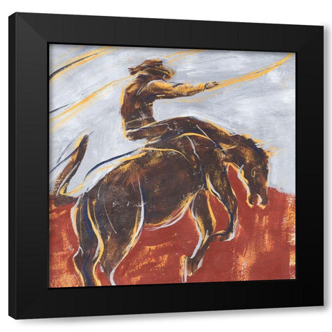Morning Roundup II Black Modern Wood Framed Art Print with Double Matting by Warren, Annie