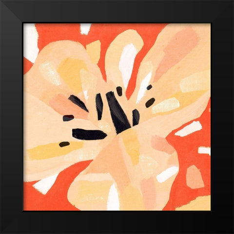 Boomin Bloom I Black Modern Wood Framed Art Print by Warren, Annie