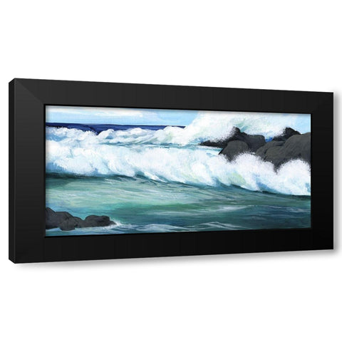 Barrel Break III Black Modern Wood Framed Art Print by Popp, Grace