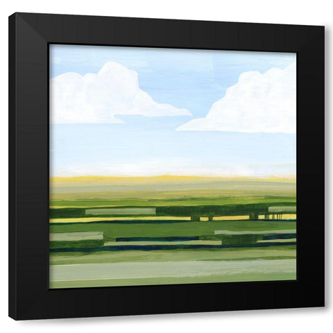 Pastoral Glow I Black Modern Wood Framed Art Print by Popp, Grace
