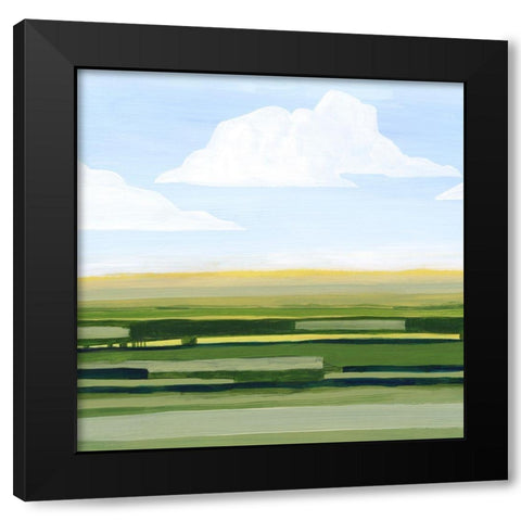 Pastoral Glow II Black Modern Wood Framed Art Print with Double Matting by Popp, Grace