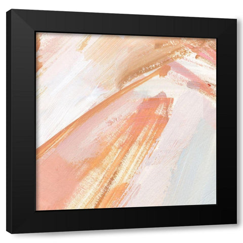 Pink Vanilla III Black Modern Wood Framed Art Print with Double Matting by Warren, Annie