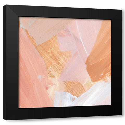 Pink Vanilla IV Black Modern Wood Framed Art Print with Double Matting by Warren, Annie