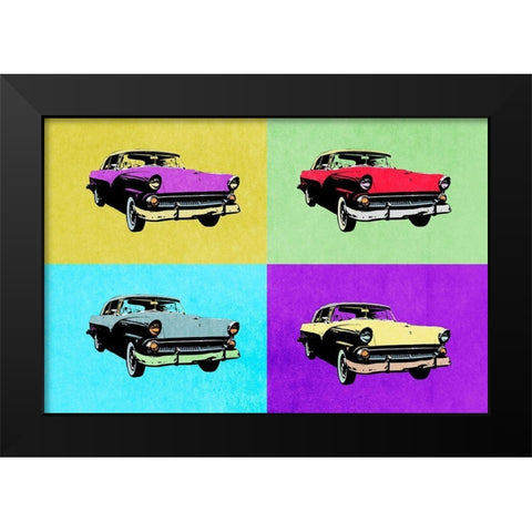 Pop Art Classics I Black Modern Wood Framed Art Print by Warren, Annie