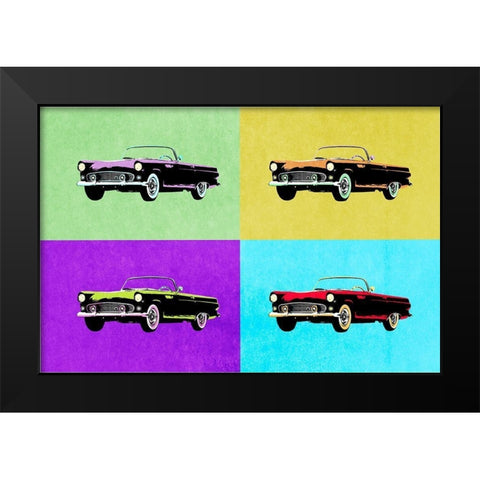 Pop Art Classics III Black Modern Wood Framed Art Print by Warren, Annie