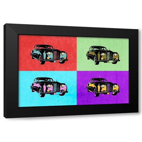Pop Art Classics IV Black Modern Wood Framed Art Print with Double Matting by Warren, Annie