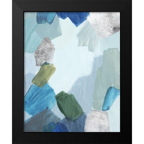 Liquid Links II Black Modern Wood Framed Art Print by Popp, Grace