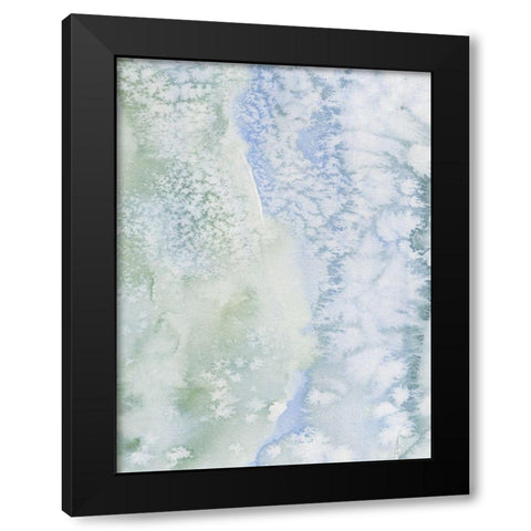 Sea Salt Reverie I Black Modern Wood Framed Art Print with Double Matting by Caroline, Emma