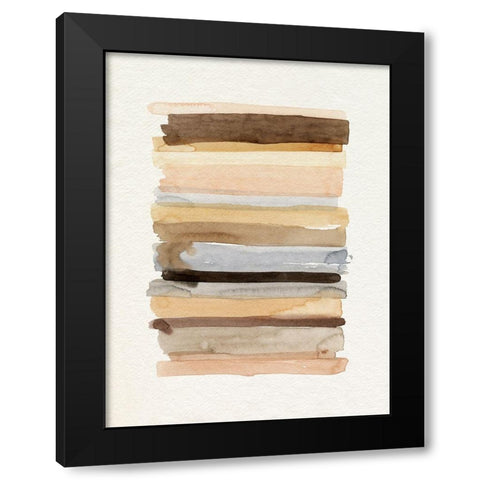 Arid Layers I Black Modern Wood Framed Art Print by Popp, Grace