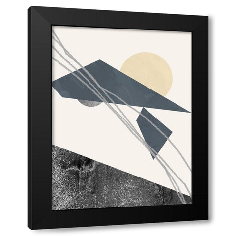 Diamond Slate II Black Modern Wood Framed Art Print by Green, Jacob