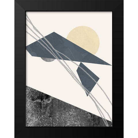 Diamond Slate II Black Modern Wood Framed Art Print by Green, Jacob
