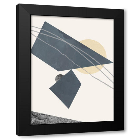 Diamond Slate III Black Modern Wood Framed Art Print by Green, Jacob