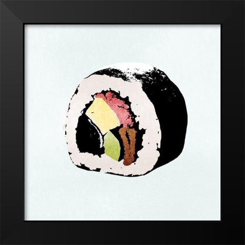Sushi Style I Black Modern Wood Framed Art Print by Warren, Annie