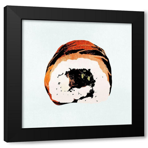 Sushi Style VI Black Modern Wood Framed Art Print by Warren, Annie
