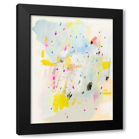 Sprinkle II Black Modern Wood Framed Art Print with Double Matting by Barnes, Victoria