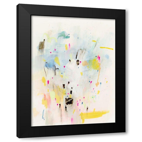 Sprinkle III Black Modern Wood Framed Art Print with Double Matting by Barnes, Victoria