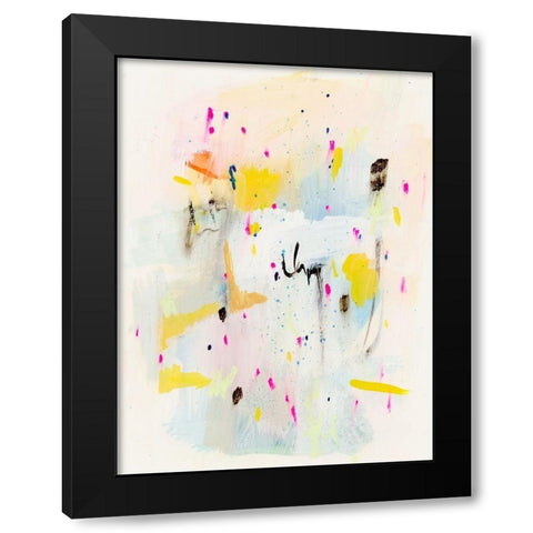 Sprinkle IV Black Modern Wood Framed Art Print with Double Matting by Barnes, Victoria