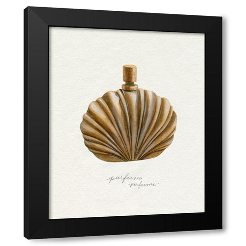 Gilded Toiletries II Black Modern Wood Framed Art Print by Popp, Grace