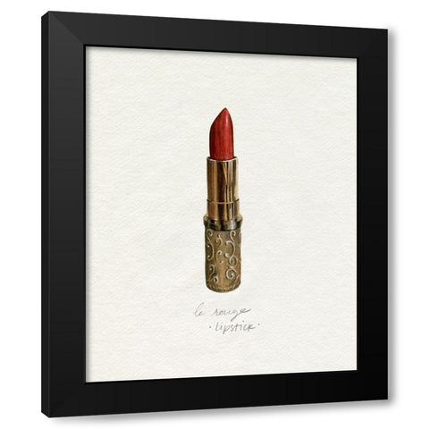 Gilded Toiletries III Black Modern Wood Framed Art Print with Double Matting by Popp, Grace