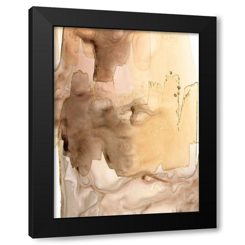 Gilded Movement II Black Modern Wood Framed Art Print with Double Matting by Popp, Grace