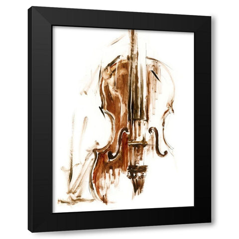 Instrumental I Black Modern Wood Framed Art Print with Double Matting by Harper, Ethan