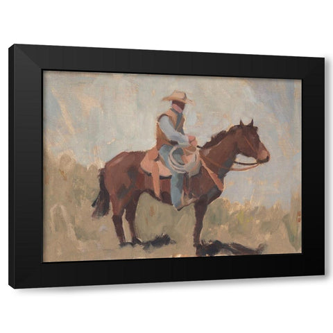 Ranch Hand I Black Modern Wood Framed Art Print with Double Matting by Green, Jacob