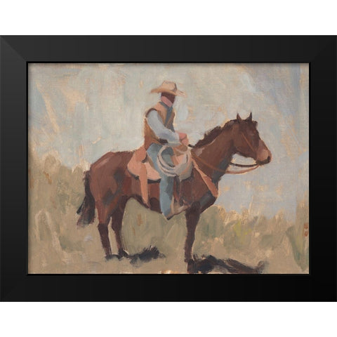 Ranch Hand I Black Modern Wood Framed Art Print by Green, Jacob