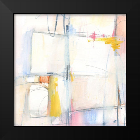 Pastel Meld I Black Modern Wood Framed Art Print by Barnes, Victoria