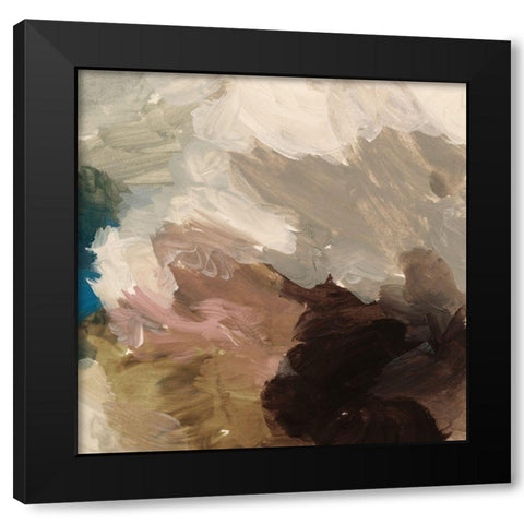 Color Meld II Black Modern Wood Framed Art Print with Double Matting by Barnes, Victoria