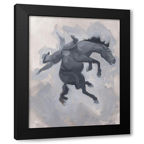 Getting Pitched I Black Modern Wood Framed Art Print with Double Matting by Green, Jacob