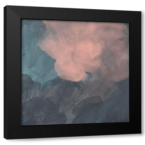 Sunset Aura III Black Modern Wood Framed Art Print by Green, Jacob