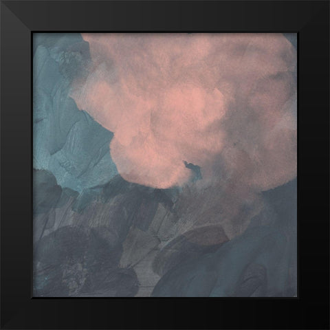 Sunset Aura III Black Modern Wood Framed Art Print by Green, Jacob