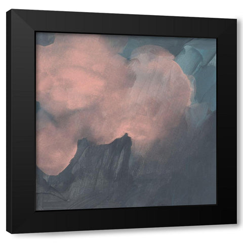 Sunset Aura IV Black Modern Wood Framed Art Print with Double Matting by Green, Jacob