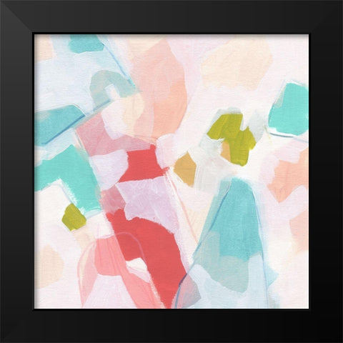 Mosaic Momentum I Black Modern Wood Framed Art Print by Vess, June Erica