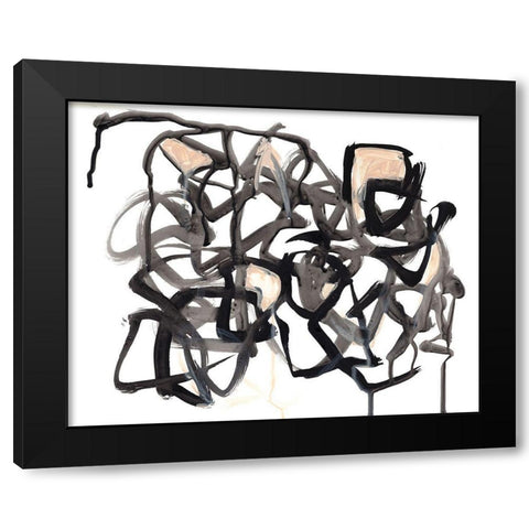 Which Way II Black Modern Wood Framed Art Print by Parker, Jennifer Paxton