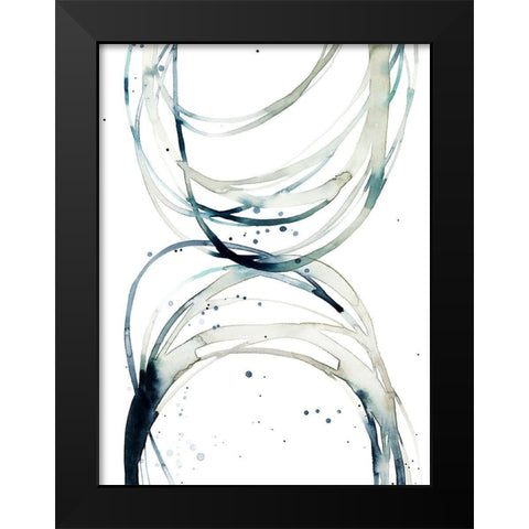 Threaded II Black Modern Wood Framed Art Print by Popp, Grace